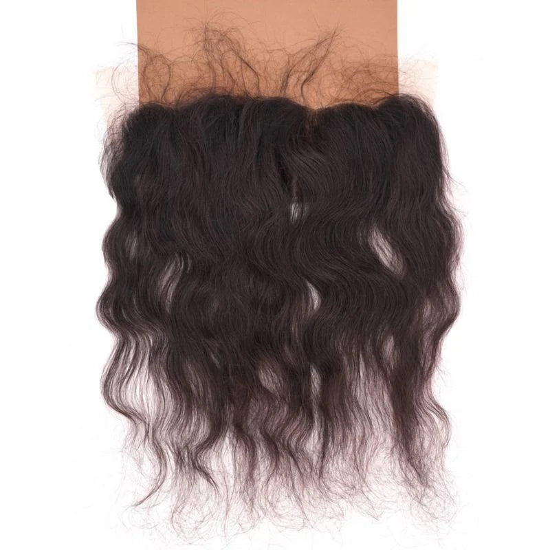 Raw Indian Curly Transparent Frontal