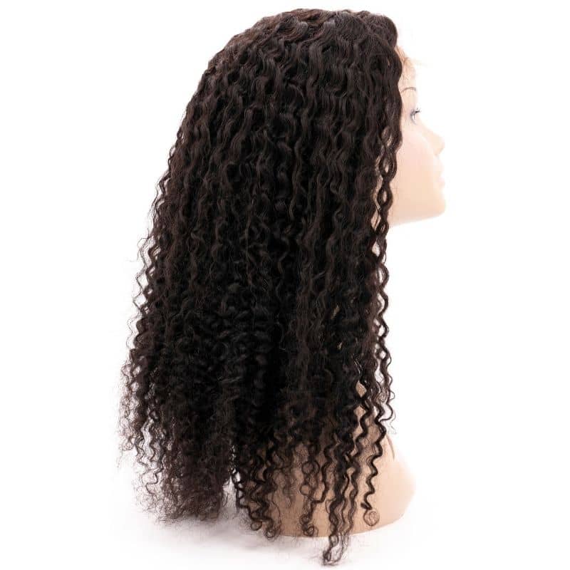 Kinky Curly 4x4 Transparent Closure Wig